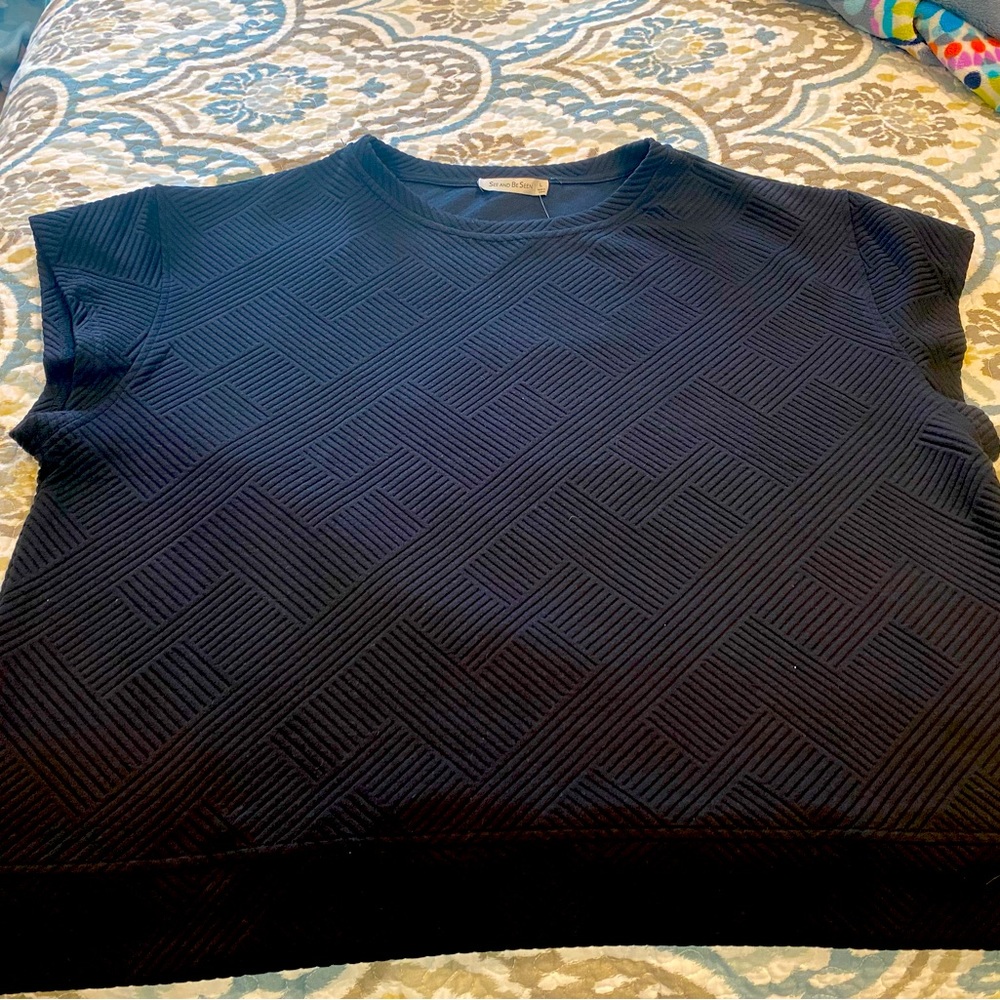 See and Be Seen Textured Top